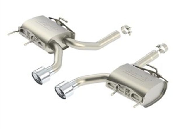 Borla "S-Type" Stainless Steel Rear Section Exhaust, 2011-2012 Cadillac CTS-V (Coupe) - 11823