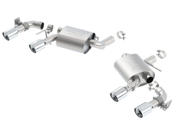 Borla Atak Dual Mode (NPP) Axleback Exhaust - 2016+ Camaro SS (6.2L V8) - 11925
