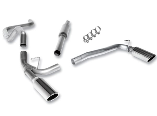 Borla Catback Exhaust w/Polished Tips - 2003-2005 Dodge Neon SRT-4 (2.4L Turbo) - 140070