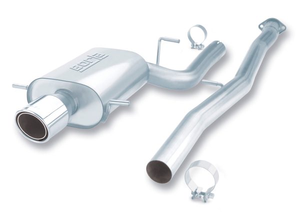 Borla S-Type Catback Exhaust w/Polished Tips - 2002-2007 Subaru WRX/WRX STI Sedan/Wagon (2.0L/2.5L Turbo) - 140075