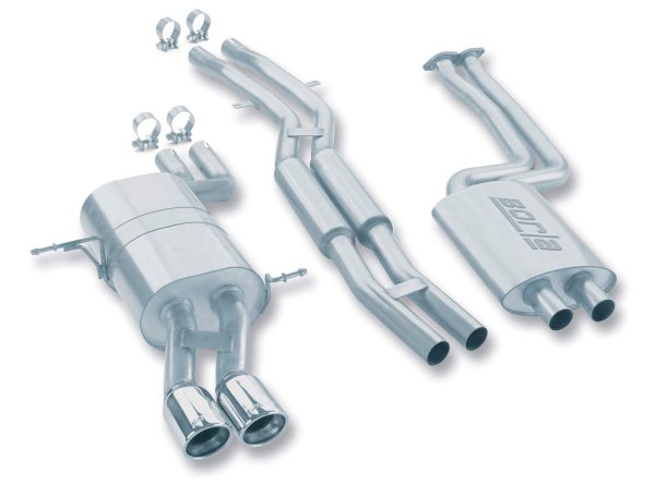 Borla Catback Exhaust w/Polished Tips - 2001-2005 BMW E46 325/330 I/CI (2.5L/3.0L) - 140084