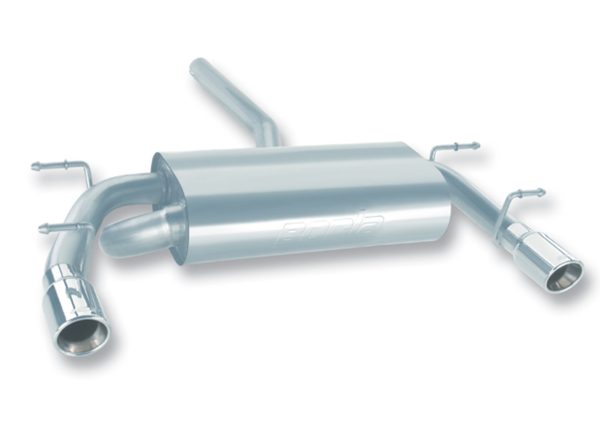 Borla Catback Exhaust w/Polished Tips - 2006-2014 Mazda Miata MX-5 (2.0L 4Cyl) - 140169