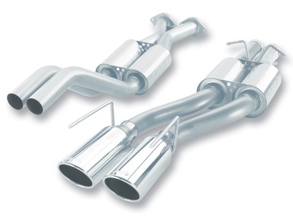 Borla S-Type Catback Exhaust (Aggressive) - 2006-2010 Jeep Grand Cherokee SRT8 6.1L Hemi - 140245