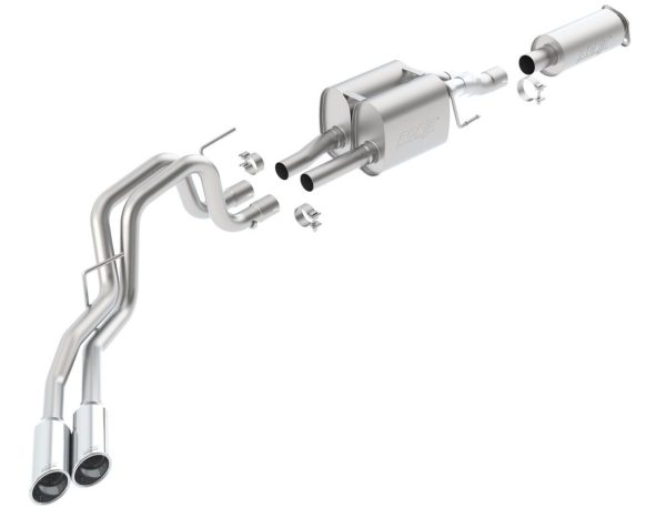 Borla Touring Catback Exhaust - 2010-2012 Ford F-150 Raptor (6.2L) - 140404