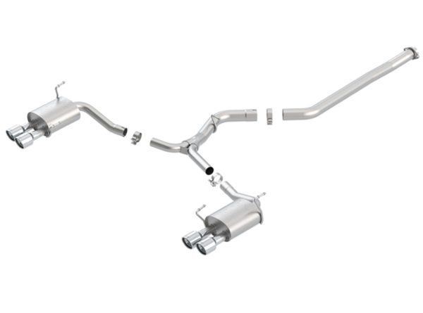 Borla Catback Exhaust System - 2011-2014 Subaru WRX/WRX STI Sedan - 140418