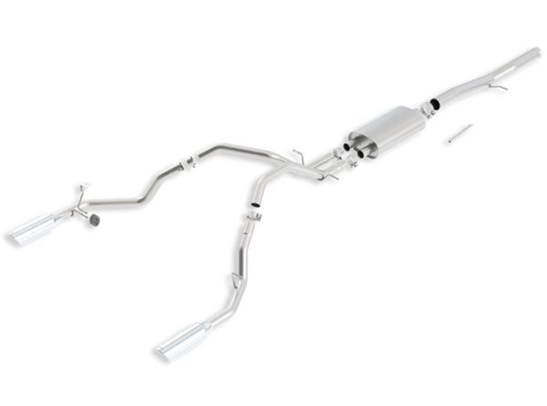 Borla S-Type Dual Catback Exhaust System- 2011+ Chevy Silverado & GMC Sierra (6.2L V8) - 140437