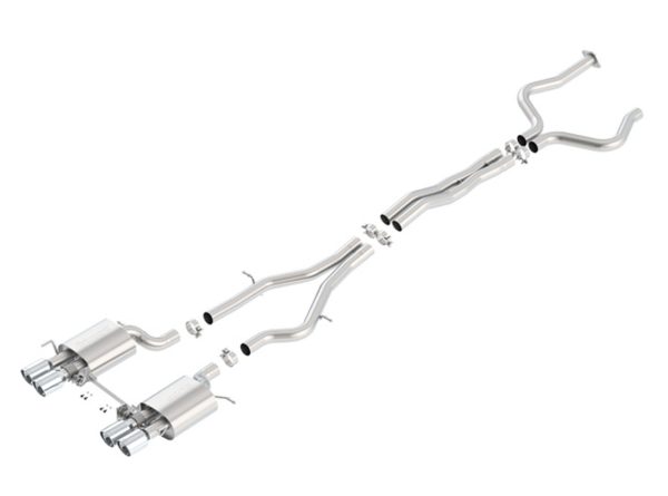 Borla S-type Catback Exhaust - 2016+ Cadillac ATS-V Coupe/Sedan (3.6L Twin Turbo) - 140692