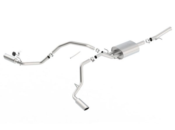 Borla Atak Dual Side Exit Catback Exhaust (Polished Tips) - 2014-2018 Chevy Silverado & GMC Sierra (6.2L) - 140720
