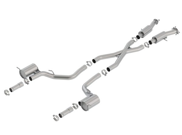 Borla Atak Catback Exhaust - 2018+ Jeep Grand Cherokee Trackhawk (6.2L Hellcat V8) - 140756