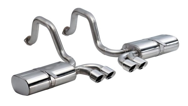 Corsa Pace Car Catback with 3.5" Pro Series Tips - 1997-2004 C5 Corvette - 14111