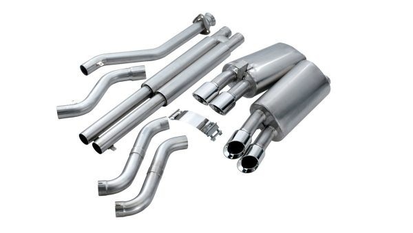 Corsa Sport 2.5" Catback Exhaust - 1990-1995 Chevrolet Corvette C4 ZR1 LT5 (5.7L V8)(LT5 Engine ONLY) - 14117
