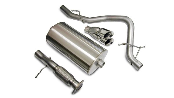 Corsa Sport 3" Catback Exhaust w/Polished Tips - 2007-2008 Chevrolet/GMC Tahoe/Yukon (5.3L V8) - 14207