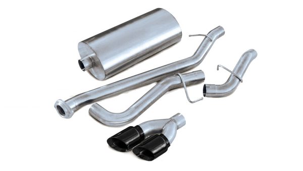 Corsa Sport Side Exit Catback Exhaust - 2002-2006 Chevy Tahoe & GMC Yukon (5.3L V8) - 14232BLK