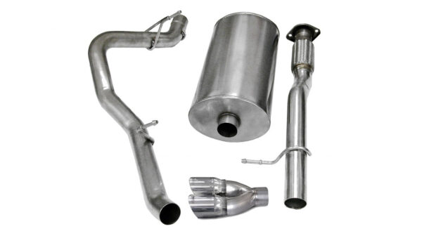 Corsa Sport Single Side Exit Exhaust (Twin 4" Pro Series) - 2007-2008 Chevy Avalanche - 14246