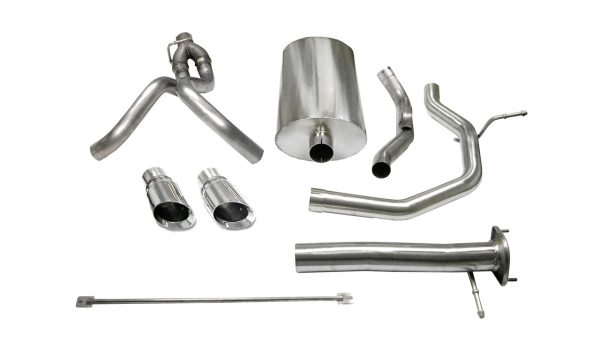 Corsa Sport Dual Rear Exit Cat- Back Exhaust w/ 4" Pro Series Tip - 2004-2006 Chevy SSR - 14254