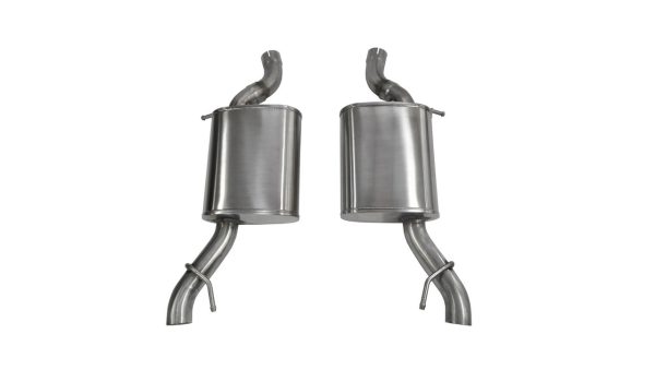 Corsa Sport 2.5" Axleback Exhaust (Uses Factory Tips) - 2014-2016 Cadillac CTS Vsport Sedan (3.6L V6) AUTO - 14325