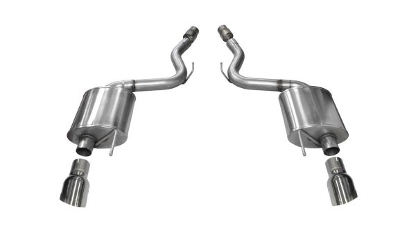 Corsa Touring Axelback Exhaust - 2015+ Mustang GT (V8 5.0L Coupe) - 14329