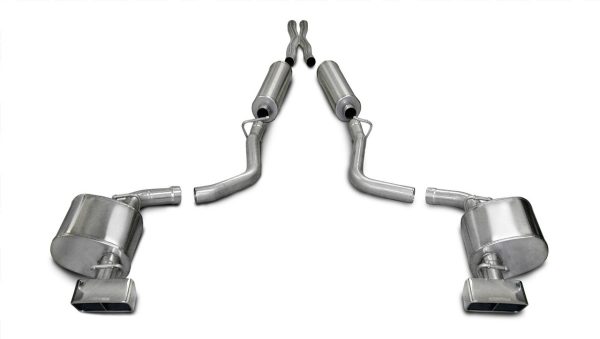 Corsa Xtreme Catback Exhaust w/ GTX style Tips - 2009+ Dodge Challenger RT (Automatic) - 14436