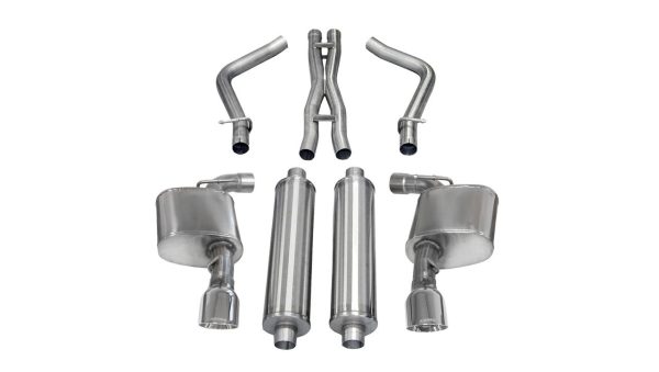 Corsa Sport Catback Exhaust System 2012+ Dodge Charger SRT8 (6.4L Hemi) - 14463