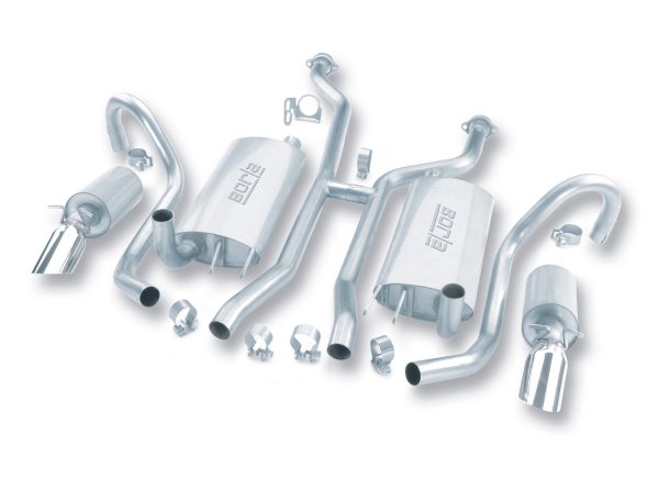 Borla Catback Exhaust System - 1994-1996 Chevrolet Impala SS/Caprice (5.7L V8) - 14504