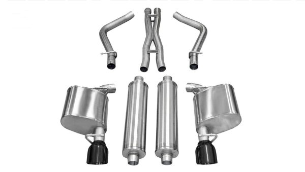 Corsa Xtreme Catback Exhaust System (Black Diamond Tips) - 2011-2014 Chrysler 300C (5.7L Hemi) - 14537BLK