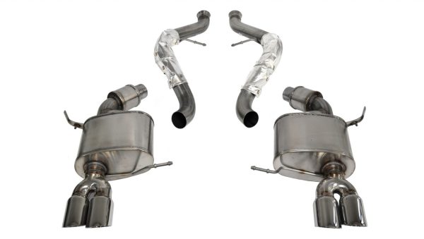 Corsa Sport Catback Exhaust w/Polished Tips - 2008-2012 BMW M3 E90 - 14569