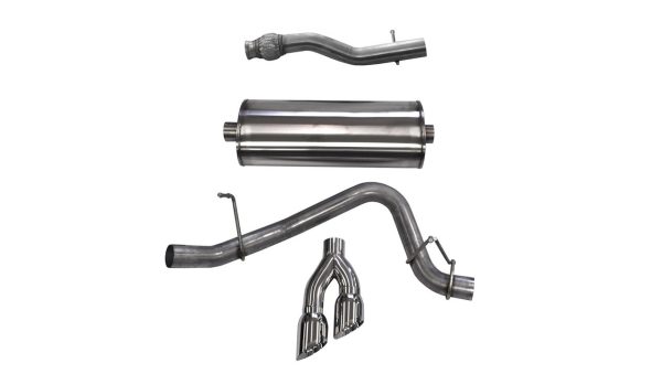 Corsa Sport 3.0" Catback Exhaust w/Polished Tips - 2015+ Chevrolet/GMC Suburban/Yukon XL (5.3L V8) - 14748