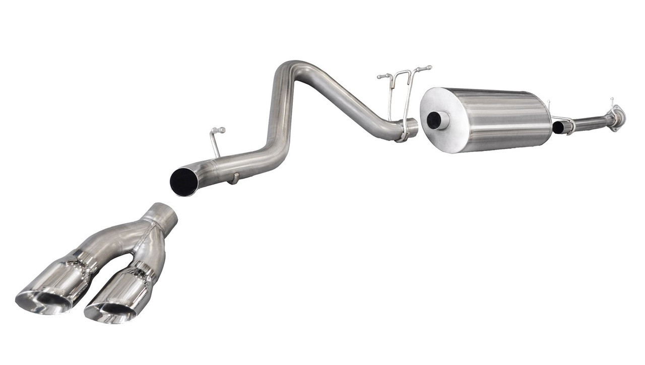 Corsa Performance Cat Back 'Sport' Exhaust System - 2011-2013, Chevrolet/GMC Silverado/Sierra 2500HD, V8 6.0L (CC/LB) - 14798