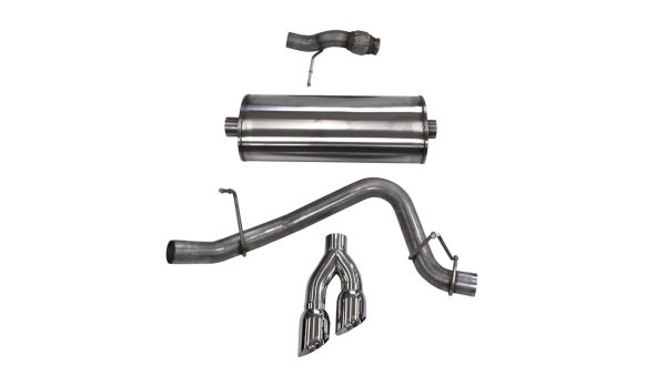 Corsa Sport Catback Exhaust w/Polished Tips - 2015+ Chevrolet/GMC Tahoe/Yukon (5.3L V8) AUTO - 14859