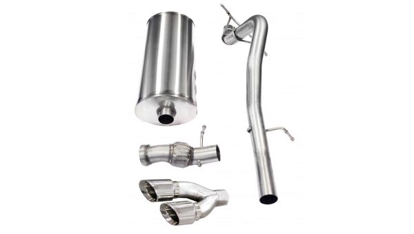 Corsa Sport Catback Exhaust w/Polished Tips -2011-2014 Cadillac/GMC Escalade/Yukon Denali (6.2L V8) - 14878