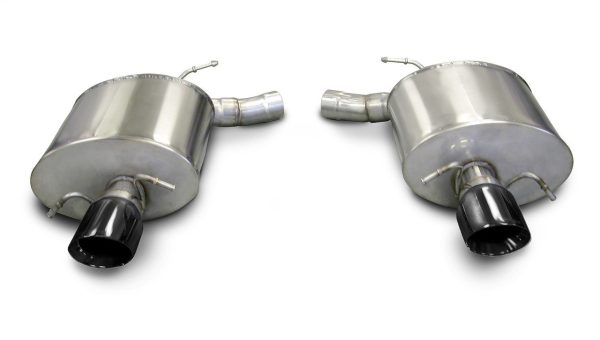 Corsa Touring Axleback Exhaust System - 2009+ Cadillac CTS-V Sedan (LSA) 1 - 14940BLK