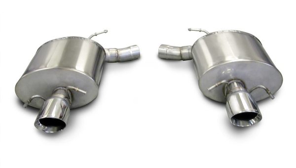 Corsa Sport Axleback Exhaust System - 2009+ Cadillac CTS-V Sedan (LSA) - 14941