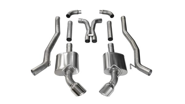 Corsa 3" Xtreme Catback Exhaust System with Polished Tips - 2010-2015 Camaro SS - 6 Speed Manual - (6.2L V8) - 14968