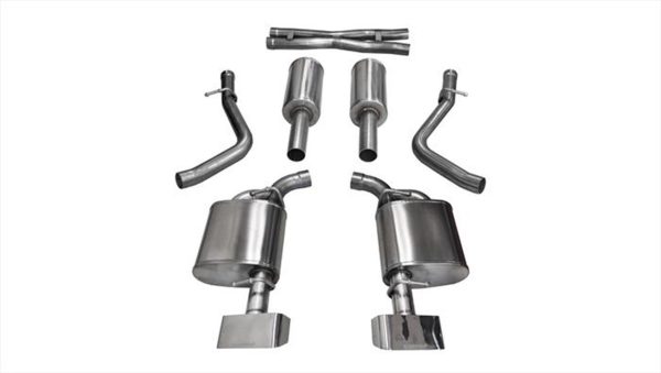 Corsa Xtreme Catback Exhaust w/Polished Tips - 2015+ Dodge Challenger R/T (5.7L V8) - 14975