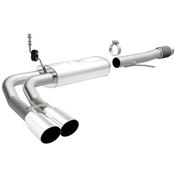 Magnaflow Stainless Steel Catback Performance Dual Same Side Before Tire Exhaust System - 2014 Chevrolet Silverado 1500 (V8, 5.3L) - 15270