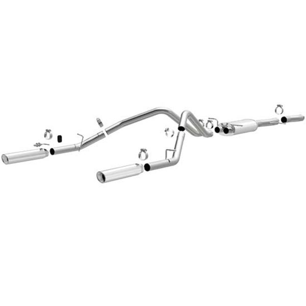 Magnaflow Dual Rear Exit Catback Exhaust - 2014-2018 Chevrolet Silverado & GMC Sierra 1500 (5.3L) - 15278