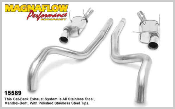 Magnaflow Street Series Catback Exhaust - 2011+ Ford Mustang GT (5.0L) - 15589