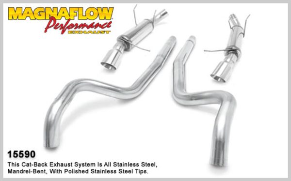 Magnaflow Competition Series Catback Exhaust - 2011+ Ford Mustang GT (5.0L) - 15590