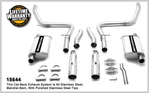 Magnaflow 2.5" Stainless Catback - 1999-2004 Mustang Cobra (w/IRS) - 15644