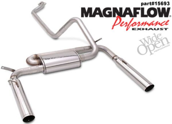 Magnaflow Catback w/ 3.5" Slash Tips - 1998-2002 3.8L V6 F-Body - 15693