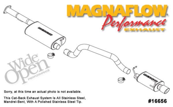 Magnaflow Catback Exhaust - 2006-2009 LS2 Chevy Trailblazer SS - 16656