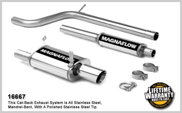 Magnaflow Performance Stainless Steel Catback Exhaust - 2006-2009 Mitsubishi Eclipse (2.4L) - 16667