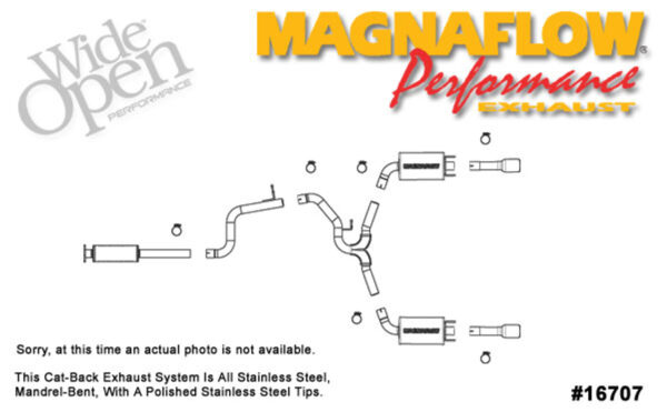 Magnaflow Catback Exhaust 2006-2007 5.3L Impala SS - 16707