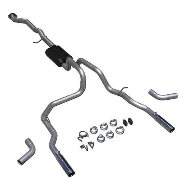 Flowmaster American Thunder Exhaust - 1999-2006 Silverado/Sierra (Ext. Cab/Short Bed) - 17428