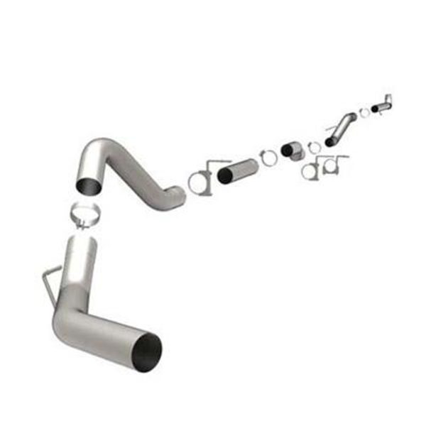 Magnaflow Performance 4" Aluminized Custom Builder Kit (Downpipe Back) Exhaust System - 2001-2007, Chevrolet/GMC Duramax, V8 6.6L (EC/CC-LB/SB) - 18980