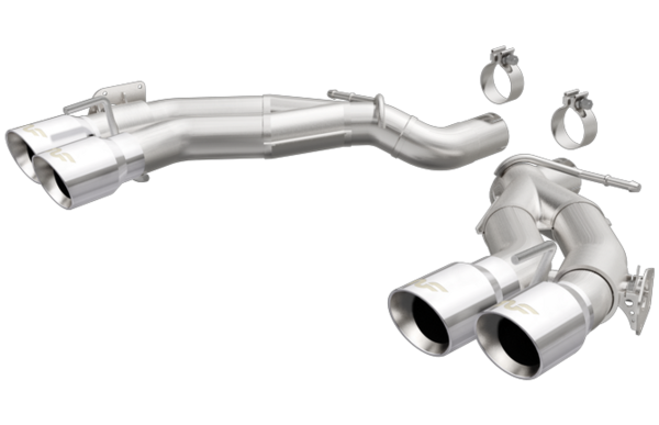 Magnaflow Race Muffler Delete Axleback (Fits Quad Tip Cars) - 2016+ Chevy Camaro SS (6.2L V8) - 19266