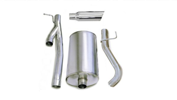 Corsa dB Single Exit Catback Exhaust - 2002-2006 Silverado & Sierra 2500 (6.0L V8) - Fits CrewCab/Short Bed - 24296