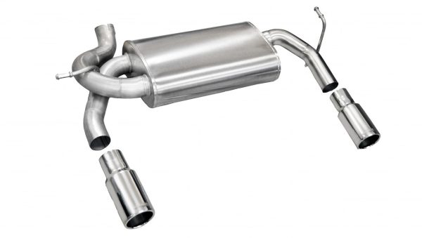 Corsa db Catback Exhaust with Dual Exits - 2007-2011 Jeep Wrangler (3.8L V6) - 24412