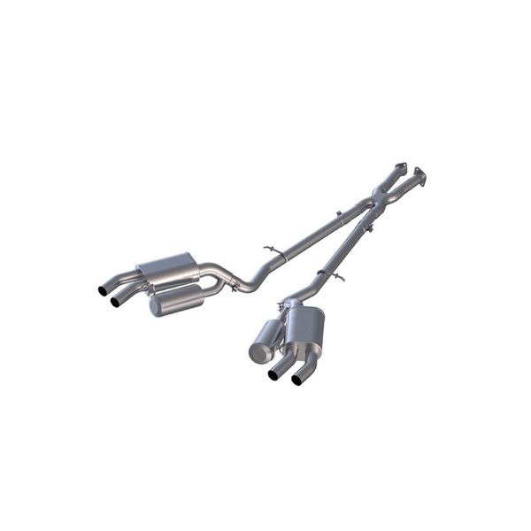 MBRP Aluminized Catback Exhaust System (Reuses Factory Tips) - 2018+ Kia Stinger (3.3L V6 Turbo) - S4704AL