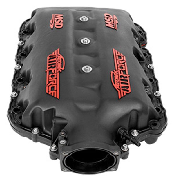 MSD Atomic AirForce Intake Manifold Red Logo - GM LT1 Engines - 2700